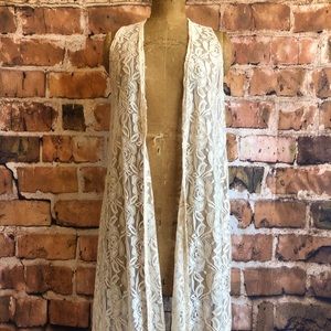 LuLaRoe Lace Joy Cream NWOT